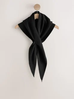 Next Triangle Scarf Black Felt Best