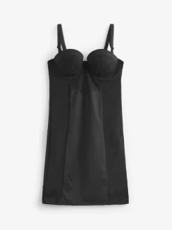 Next Firm Tummy Control Cupped Lace Slip Black Best