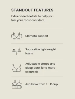 Next F-K Twist Bandeau Wired Bikini Top Black Discount