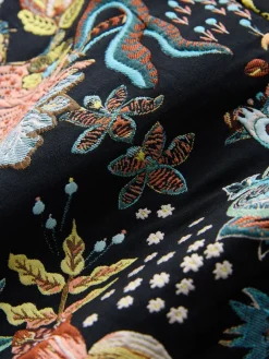 Next Floral Jacquard Bomber Jacket Black Outlet