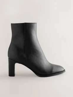 Next Forever Comfort® Block Heeled Ankle Boots Black Online