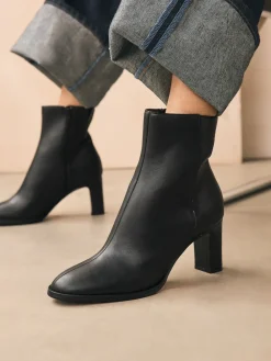 Next Forever Comfort® Block Heeled Ankle Boots Black Online