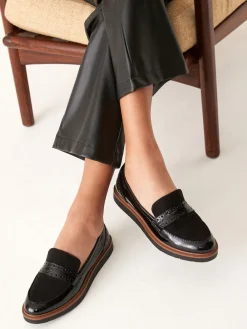 Next Forever Comfort® Brogue Loafers Black