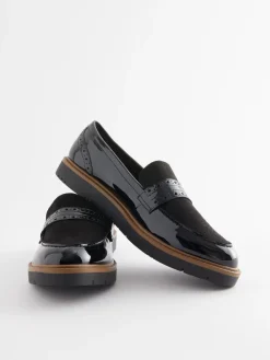 Next Forever Comfort® Brogue Loafers Black