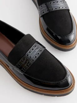 Next Forever Comfort® Brogue Loafers Black