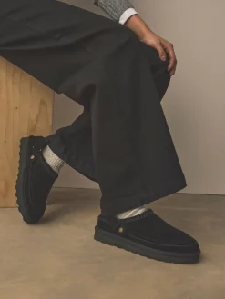 Next Forever Comfort® Chunky Sole Footbed Clogs Black Sale