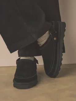 Next Forever Comfort® Chunky Sole Footbed Clogs Black Sale