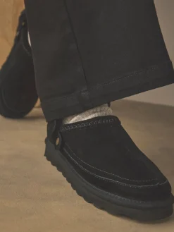 Next Forever Comfort® Chunky Sole Footbed Clogs Black Sale