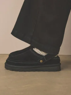 Next Forever Comfort® Chunky Sole Footbed Clogs Black Sale