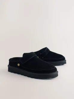 Next Forever Comfort® Chunky Sole Footbed Clogs Black Sale