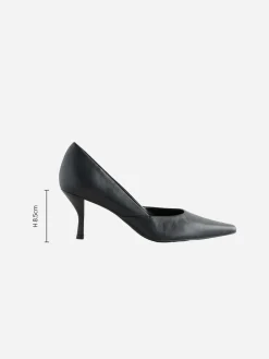 Next Forever Comfort® Leather Pointed Toe Heeled Court Shoes Black Sale