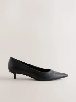 Next Forever Comfort® Leather Point Toe Heels Black Best