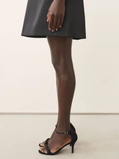 Next Forever Comfort® Mini Satin Bow Heeled Sandals Black Hot