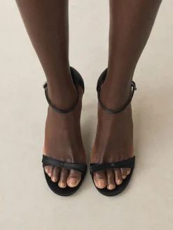 Next Forever Comfort® Mini Satin Bow Heeled Sandals Black Hot