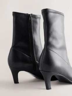 Next Forever Comfort® Pointed Toe Sock Boots Black Best