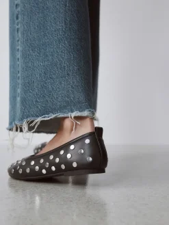 Next Black Forever Comfort® Round Toe Ballerinas Discount