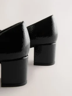 Next Forever Comfort® Round Toe Mary Jane Block Heels Black Best