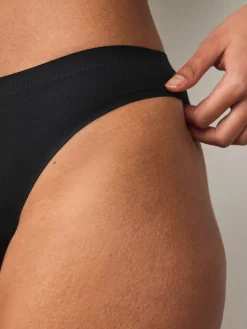 Next Black High Leg No VPL Period Knickers 2 Pack Best