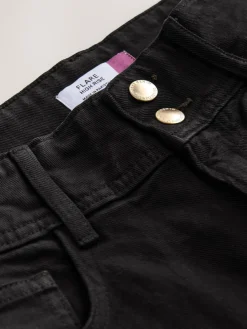 Next High Rise Stretch Flare Jeans Black Online