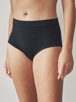 Next High Waist Ultimate Comfort Knickers 2 Pack Black