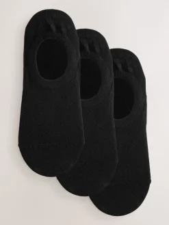 Next Invisible Socks 3 Pack Black Sale
