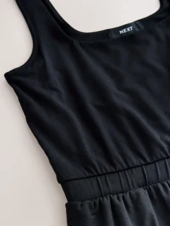 Next Jersey Jumpsuit Black Hot