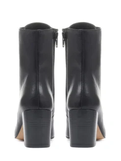 Jones Bootmaker Liana Lace-Up Heeled Ladies Ankle Boots Black New