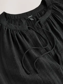 Next Long Sleeve Maxi Kaftan Black Best