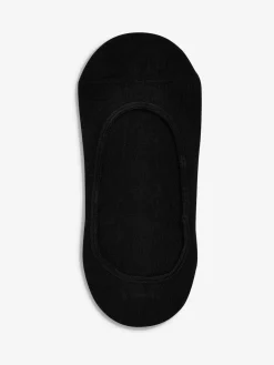 Next Low Cut Invisible Footsie Socks 3 Pack Black New