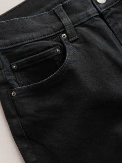 Next Mid Rise Stretch Bootcut Jeans Black Outlet