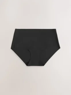 Next Midi No VPL Comfort Knickers 3 Pack Black Discount