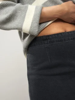 Next Mini Denim Skirt Black Sale