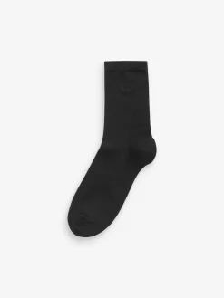 Next Modal Ankle Socks 4 Pack Black Clearance