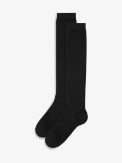 Next Modal Blend Knee High Socks 2 Pack Black Hot