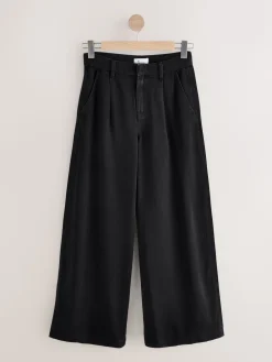 Next N. Premium Palazzo Wide Leg Jeans Black Sale