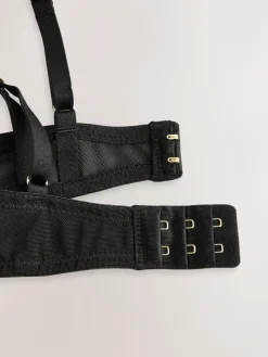 Next Black Non Pad Balcony Premium Embroidery Bra Hot