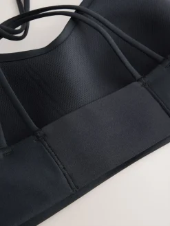 Next N.Premium Ultimate Comfort Medium Impact Sports Bra Black Outlet