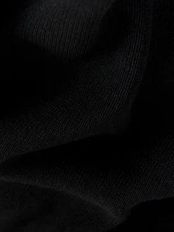 Next Black Pinafore Layered Knitted Dress Outlet