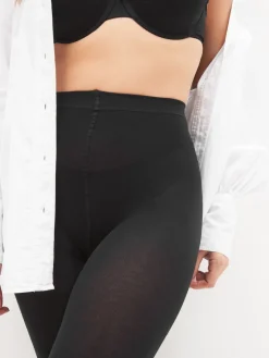 Next Thermal 100D Tights Black Plain Outlet