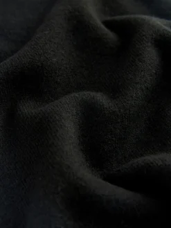 Next Black Slim Supersoft Crew Neck Cardigan with Wool Discount