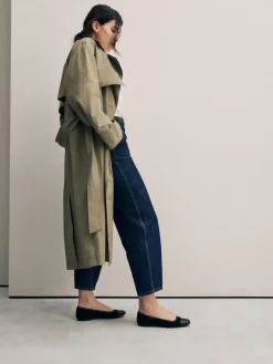 Next Black Square Toe Ballerina Shoes New