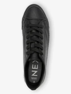 Next Standard Fit Patent Baseball Trainers Black Discount