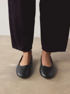 Next Standard/Wide Fit Ballerina Shoes Black Clearance