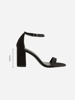 Next Black Standard/Wide Fit Block Heel Sandals Sale