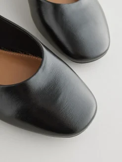 Next Standard/Wide Fit Round Toe Mary Jane Shoes Black Outlet