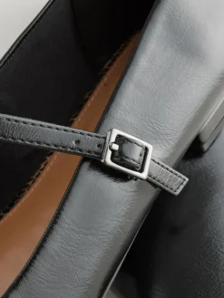 Next Standard/Wide Fit Round Toe Mary Jane Shoes Black Outlet