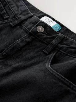 Next Straight Leg Jeans Black New