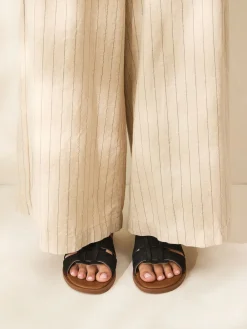 Next Black Suede Standard/Wide Fit Slot Mule Sandals Discount