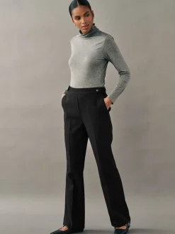 Next Black Tailored Bootcut Trousers Hot