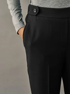 Next Black Tailored Bootcut Trousers Hot